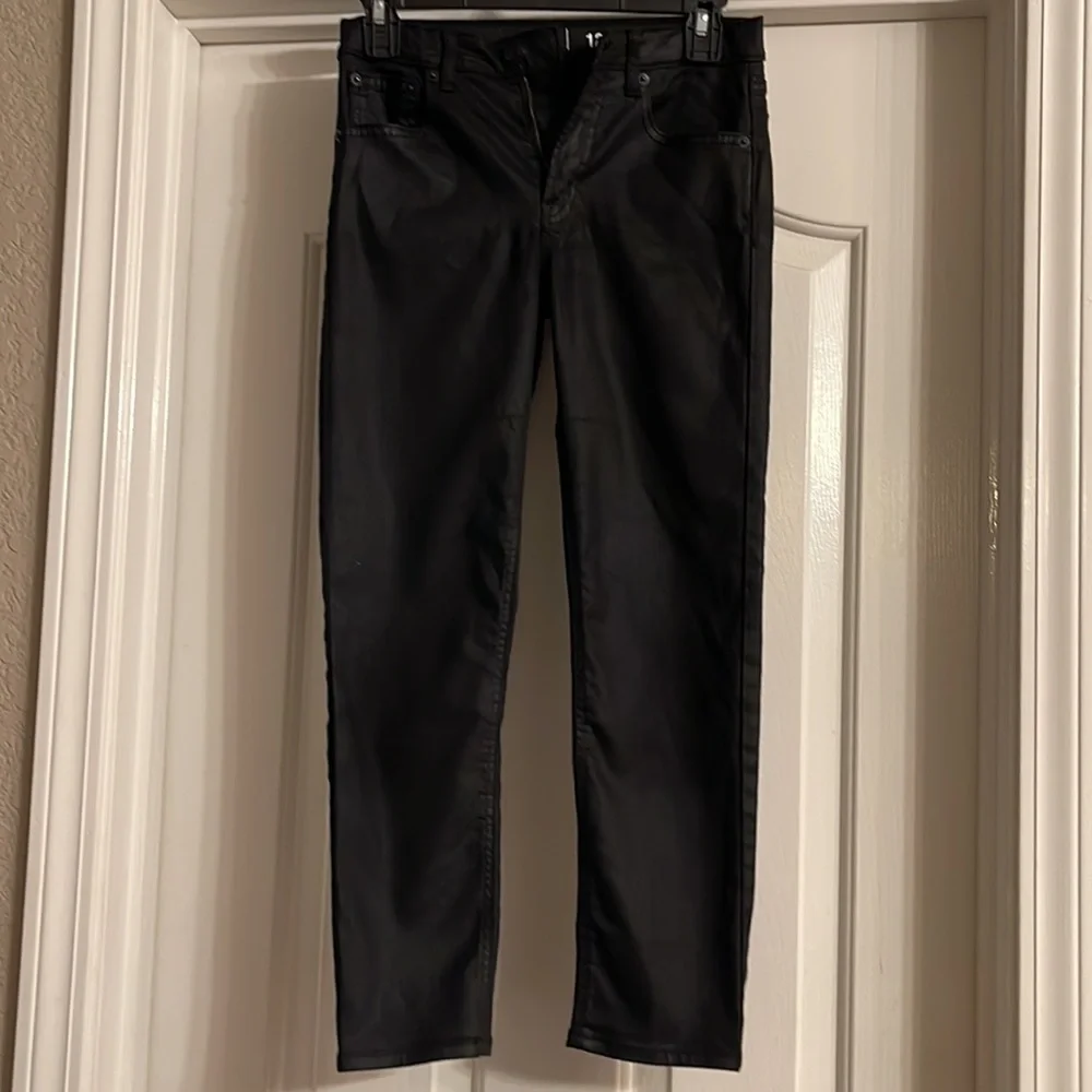 Gap kids denim pencil slim ankle high rise jeans, size 12